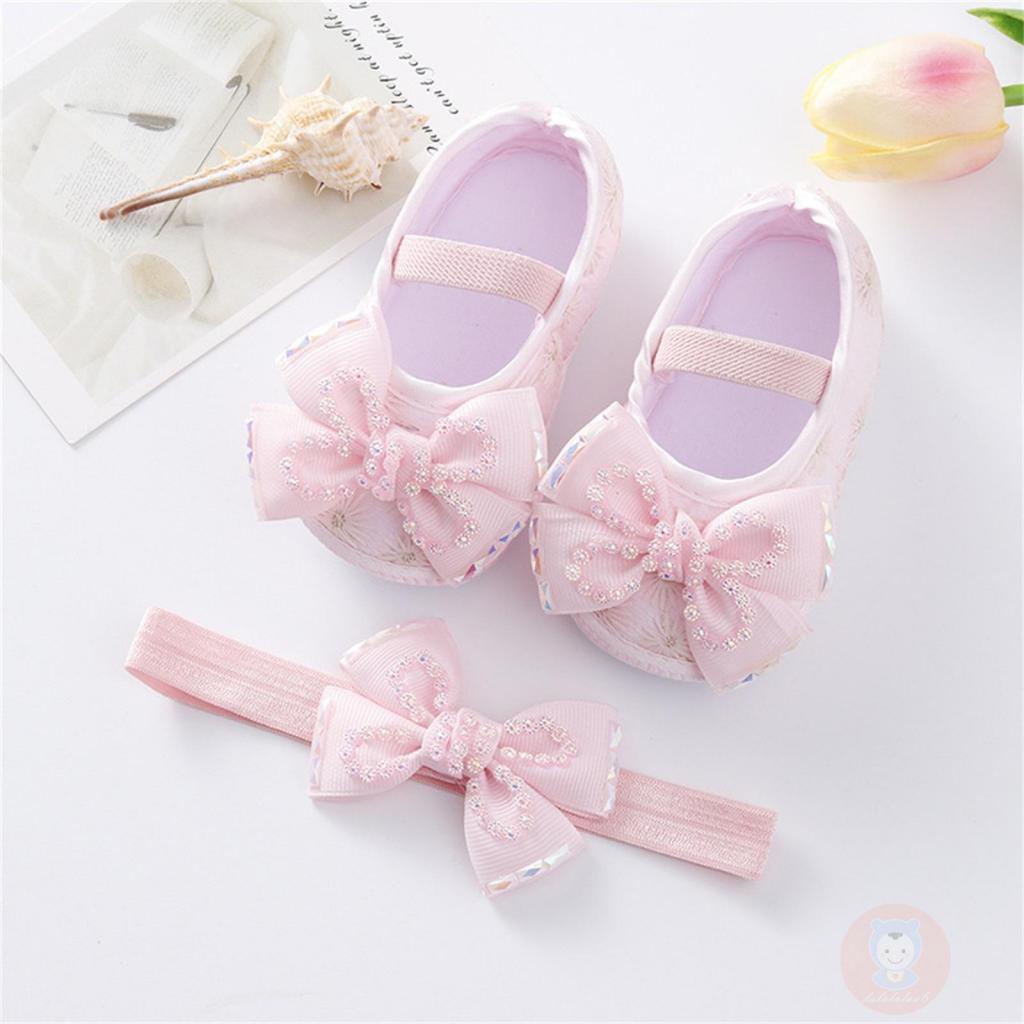 Giày Búp Bê Đính Nơ Xinh Xắn Cho Bé Gái LAA6