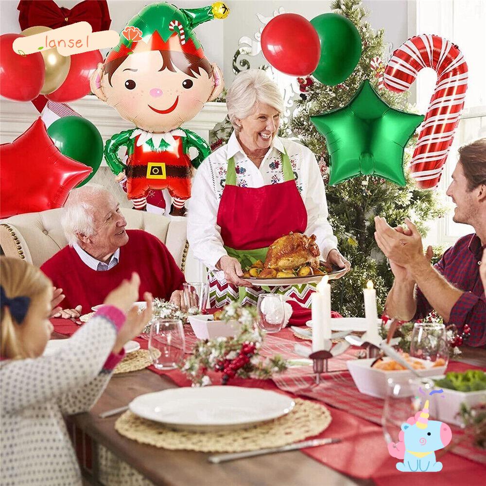 Set 3 Bong Bóng Kiếng Phong Cách Giáng Sinh Độc Đáo