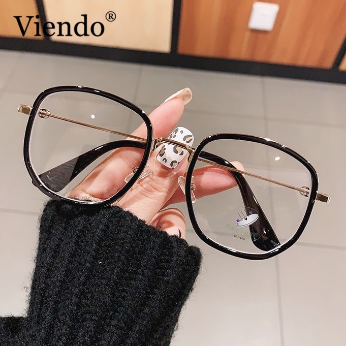 Gọng kính cận nam nữ VIENDO đổi màu chống ánh sáng xanh chống tia uv màu sắc thời trang(có thể cắt cận thị ống kính)