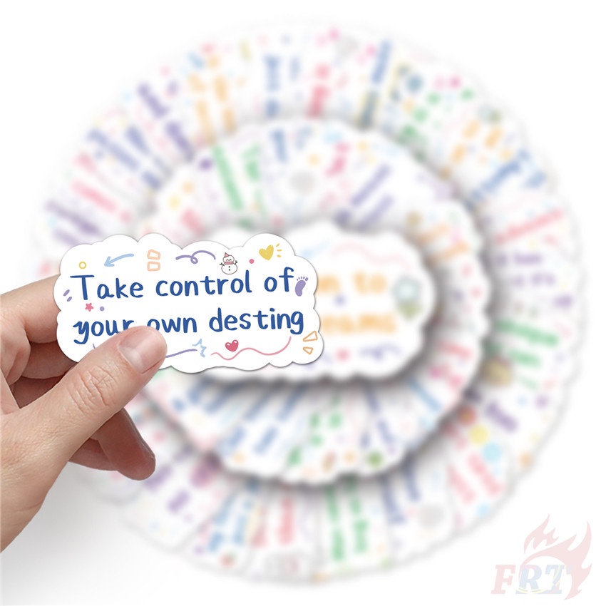 ❉ Sticker Dán Trang Trí Series 01 Vui Nhộn Độc Đáo ❉ Bộ 50 Sticker Chống Thấm Nước Họa Tiết Doodle Hợp Thời Trang