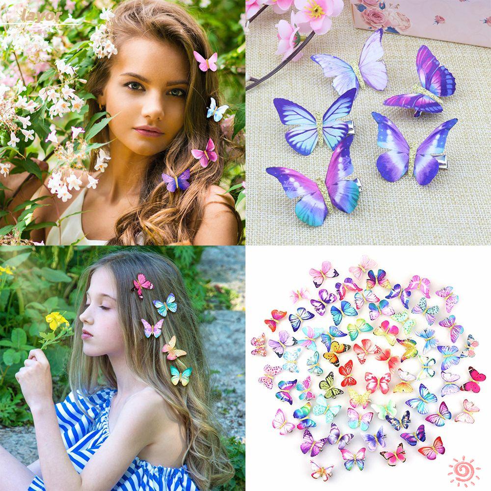 Kẹp Tóc Hình Bướm Mini Xinh Xắn Cho Nữ