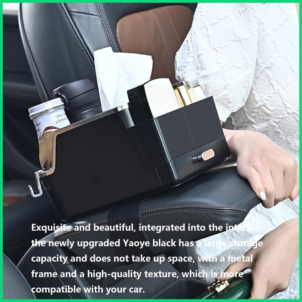 Hộp Đựng Khăn Giấy Sức Chứa Lớn Đa Năng Cho Xe Hơi