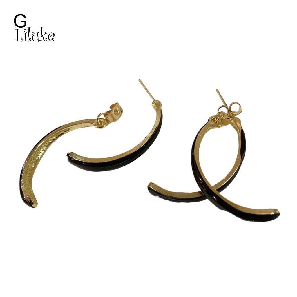 1 Đôi Bông Tai Hình Hoa Đính Ngọc Trai Giả Thời Trang