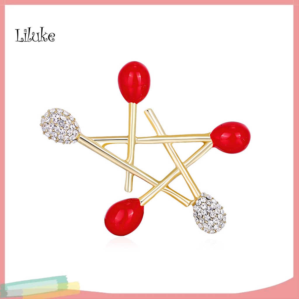 Trâm Cài Áo Hình Học Đính Đá Thời Trang