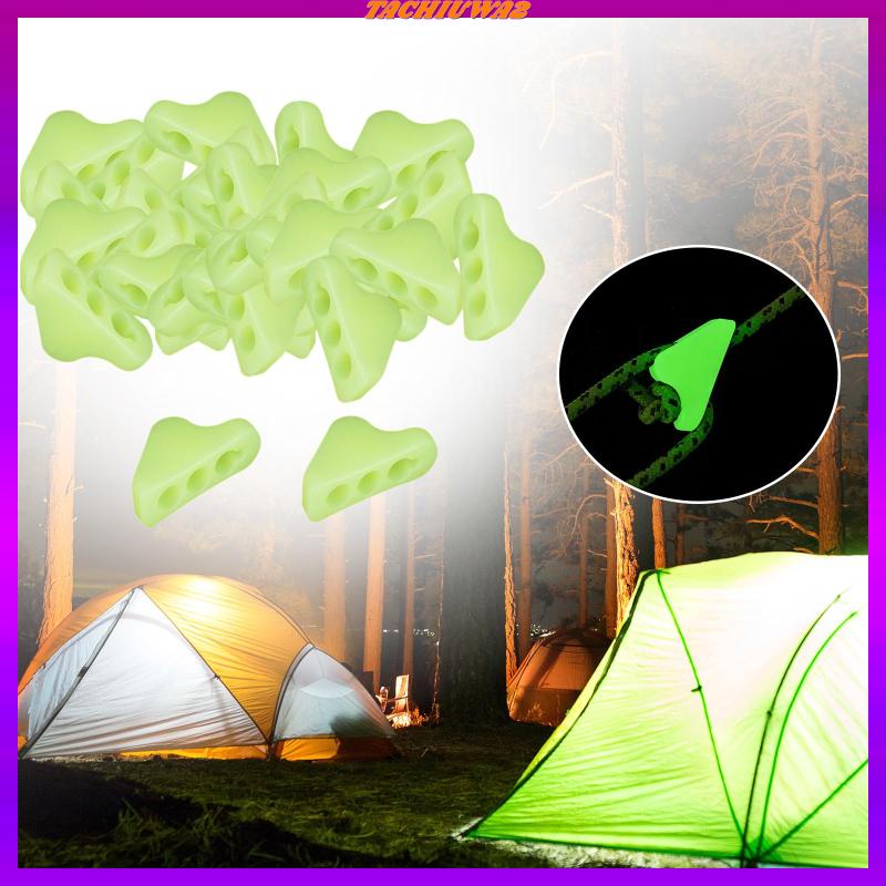 30 Khóa Dây Lều Tam Giác Màu Dạ Quang Tachiuwa2