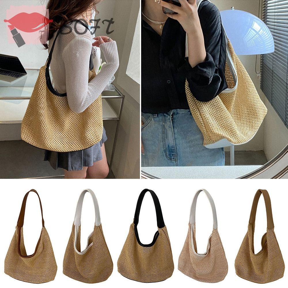 Túi Rơm Đeo Vai Dùng Đi Mua Sắm / Du Lịch