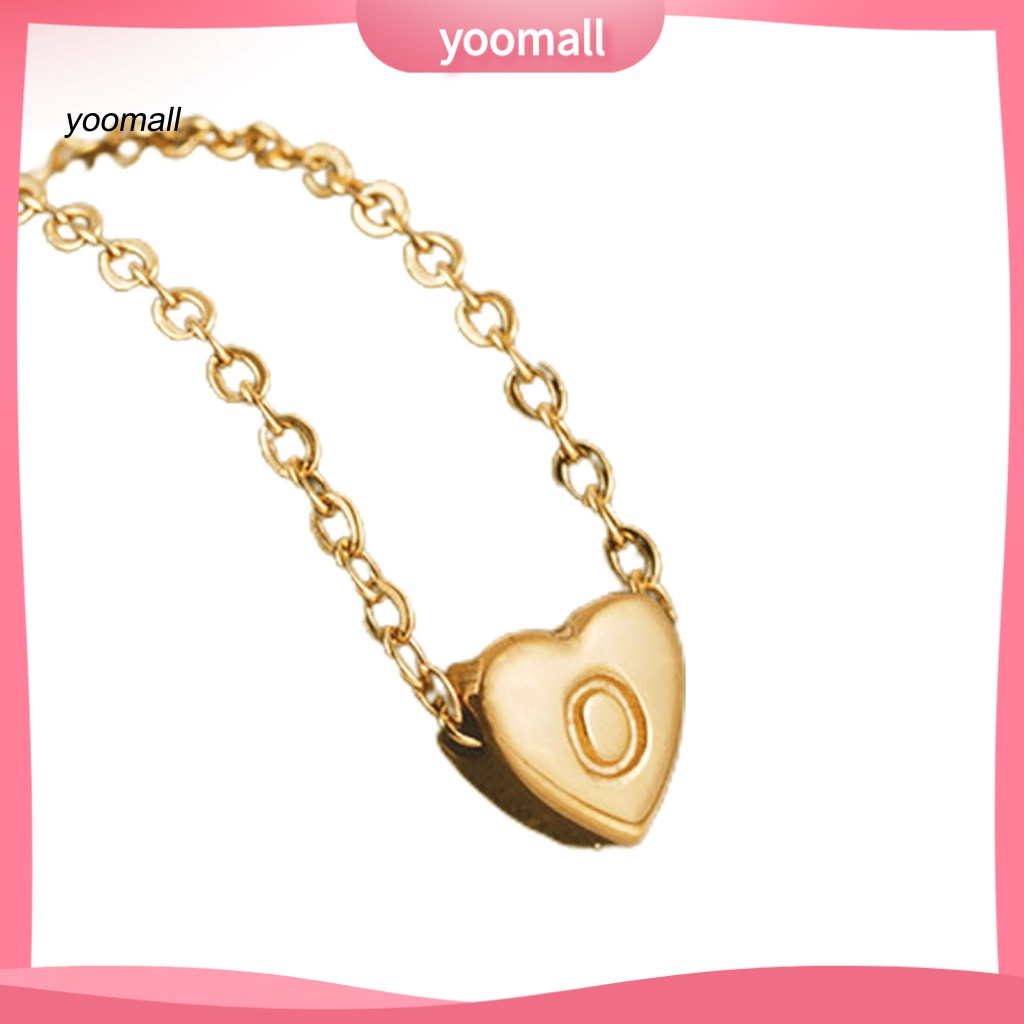 Vòng cổ Mạ Điện Mặt Chữ O Đơn Giản Cho Nữ