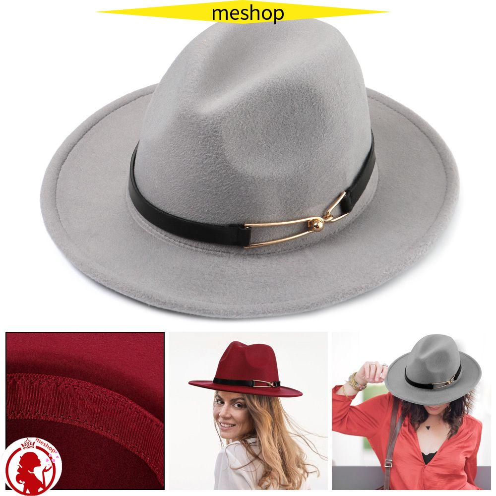 Mũ Fedora Rộng Vành Thời Trang Mới Cho Nữ