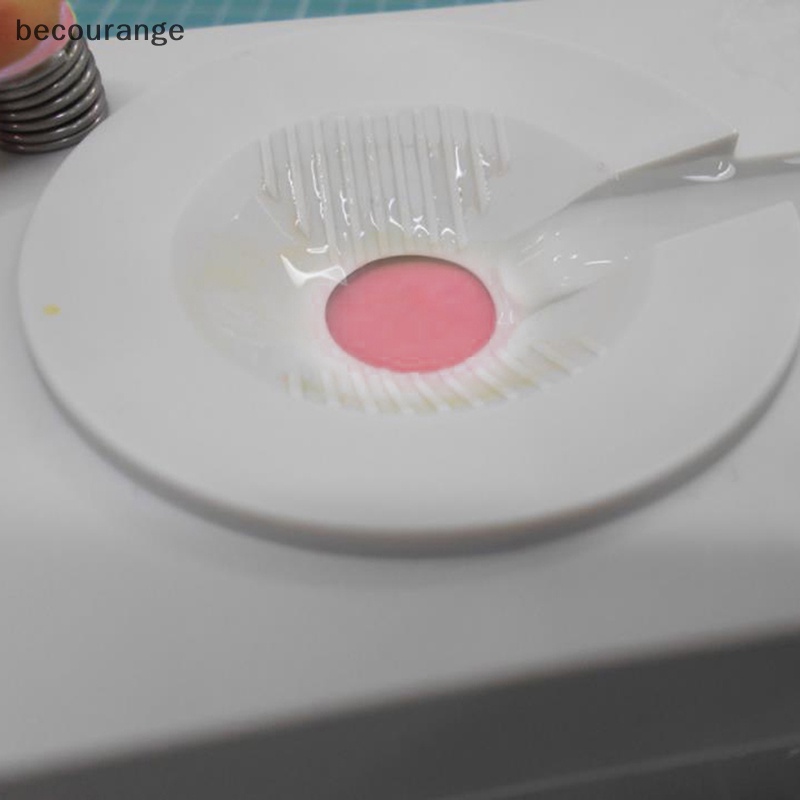 [becourange] Dụng Cụ Vệ Sinh Cọ Trang Điểm Bằng Acrylic