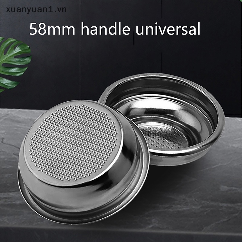 Set 1 / 2 Cốc Lọc Cà Phê Bằng Thép Không Gỉ 304 58mm Tiện Dụng