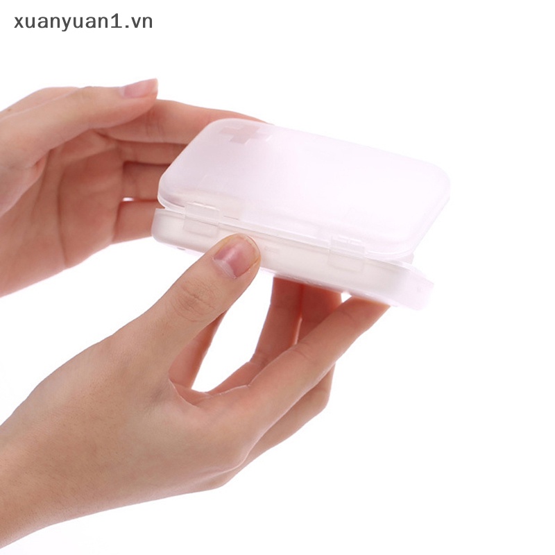 Hộp Đựng Thuốc 6 Ngăn Chống Ẩm Hàng Tuần Tiện Dụng