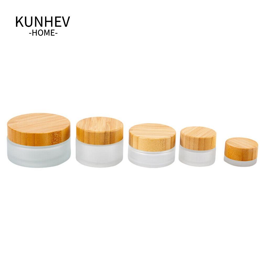 KUNHEV 1 Lọ Đựng Kem Mini Có Nắp Đậy Tiện Dụng