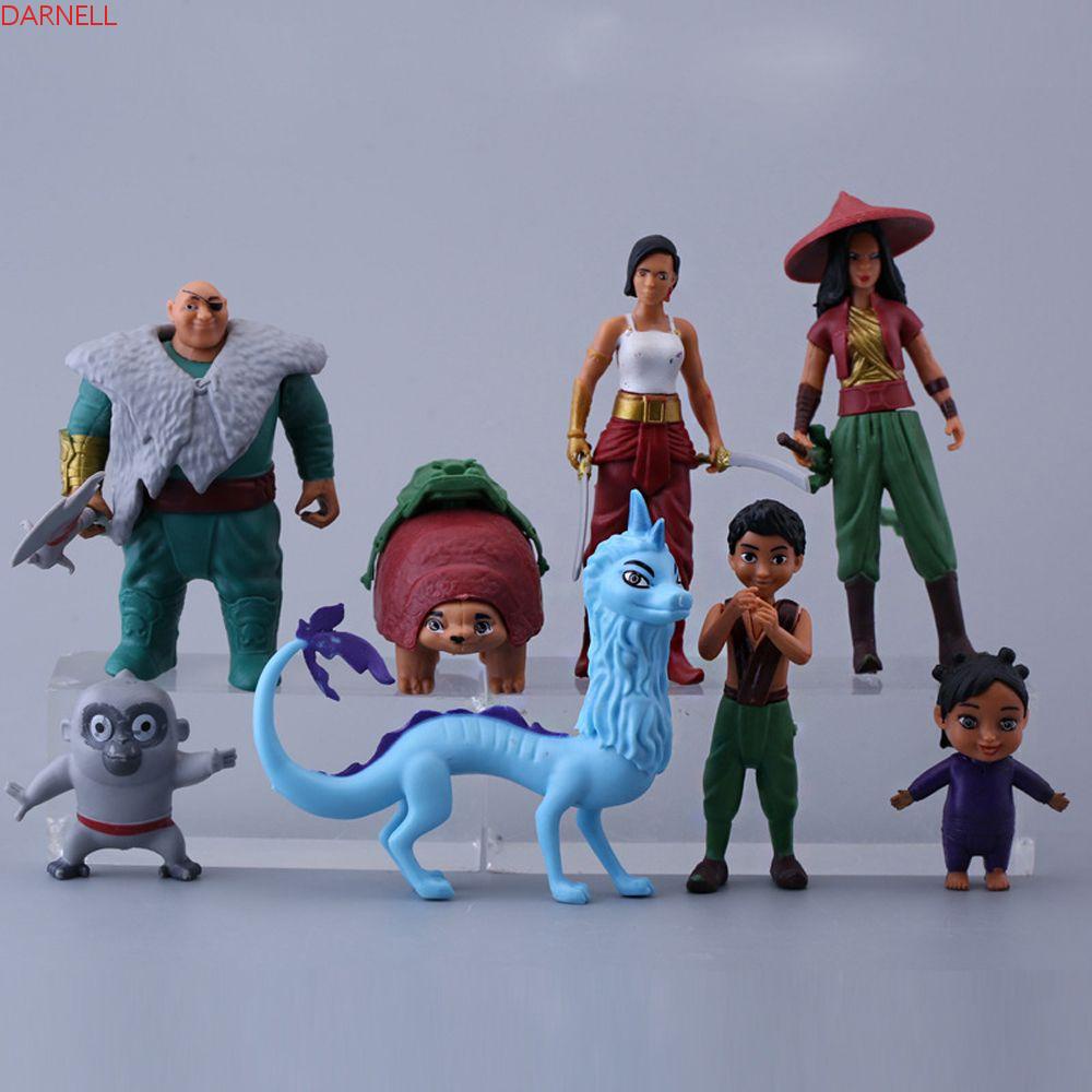 Mô Hình Nhân Vật Raya Và The Last Dragon Hoạt Hình Trang Trí Bàn Làm Việc