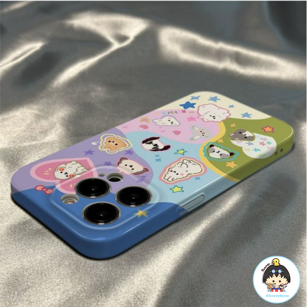 Ốp Điện Thoại TPU Dẻo Họa Tiết Hoạt Hình Động Vật Nhiều Màu Dễ Thương Chống Sốc Cho IPhone 11 12 13 14 Pro Max