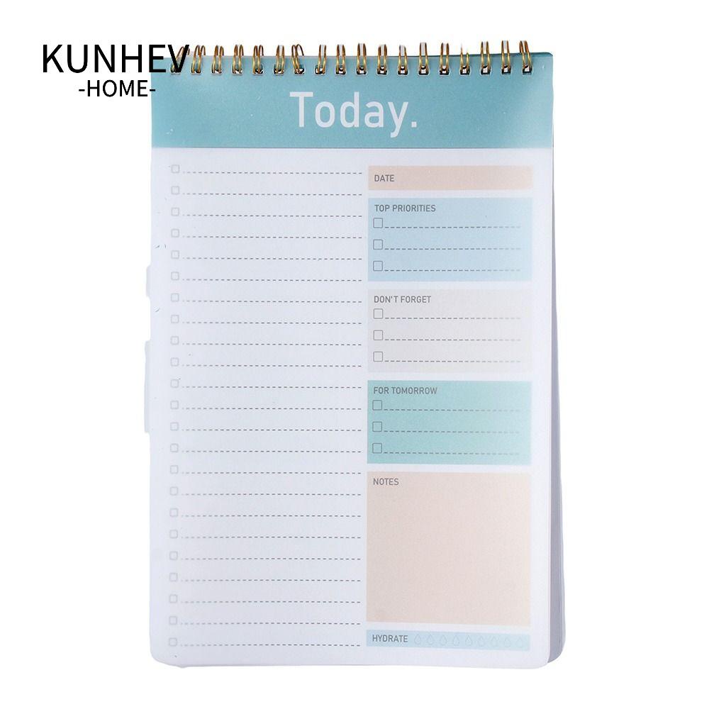 KUNHEV Sổ Ghi Chú Để Bàn Agenda Hoa Mẫu Đơn