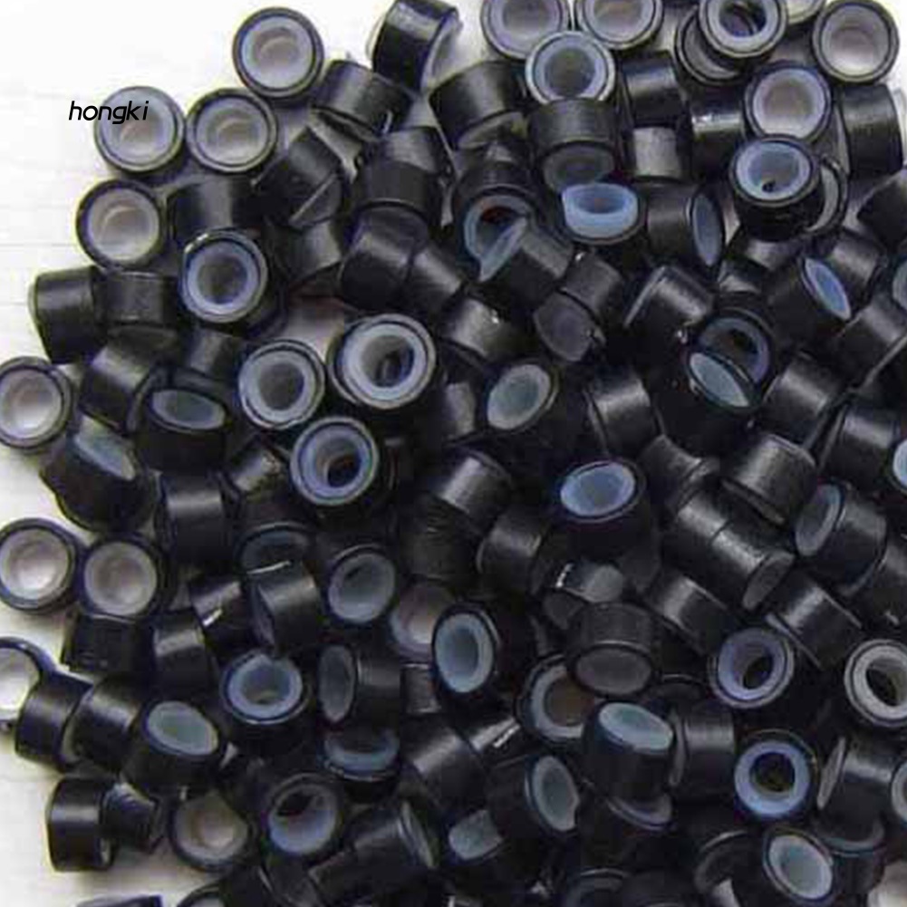 Set 1000 Vòng Nối Tóc Giả Nối Dài Bằng Silicon Chuyên Dụng