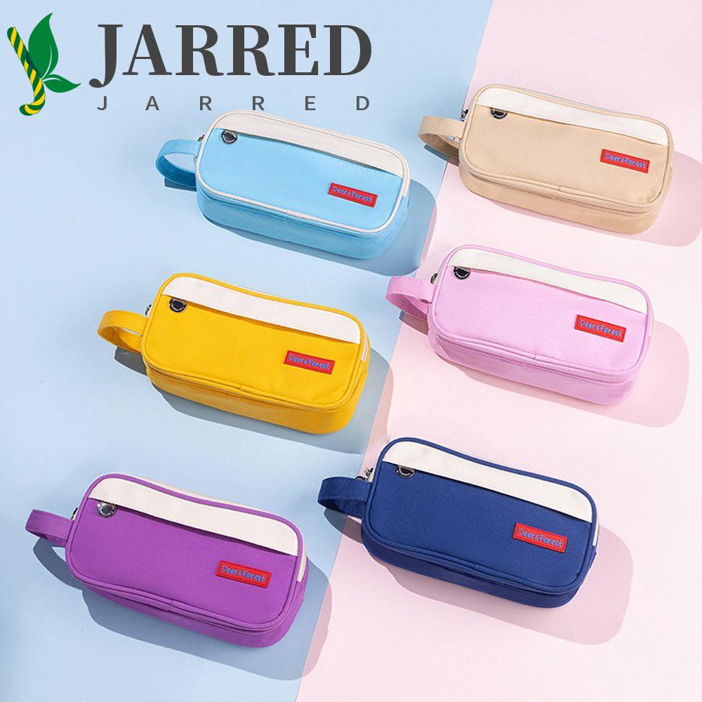 1 Túi Đựng Bút Bằng Vải Canvas Thời Trang Sức Chứa Lớn