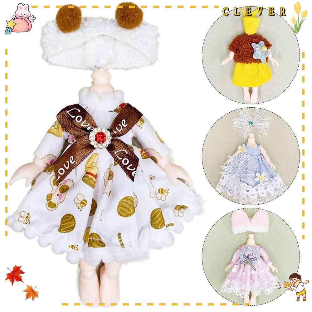 Đầm Đồ Chơi Búp Bê 10 Kiểu Tỉ Lệ 1 / 11 Và 11 Ob11 Ob16~17cm