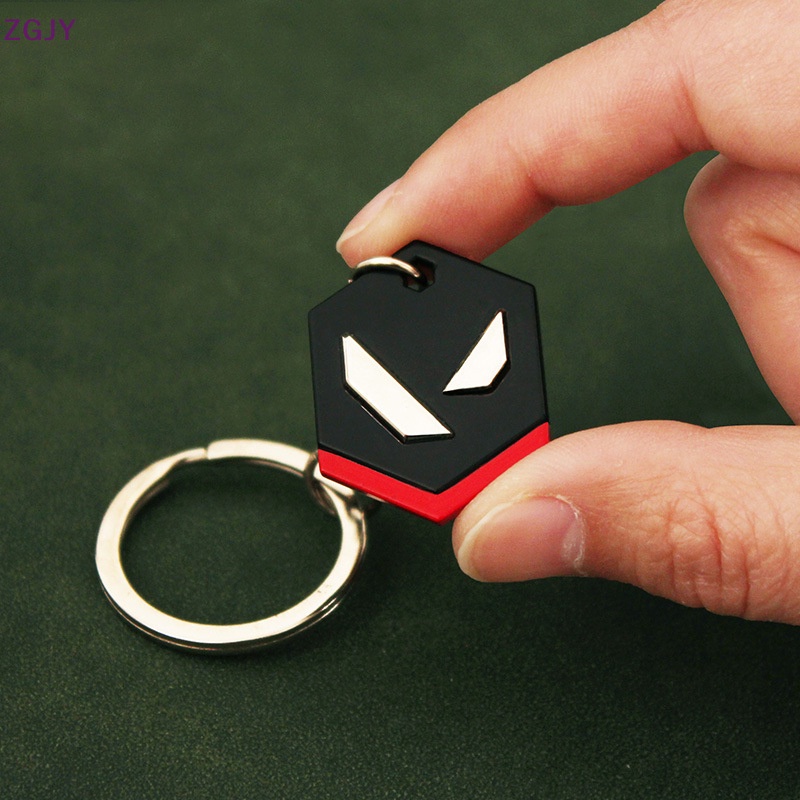 Móc Khóa Logo Kim Loại Mini Theo Game Valorant Mới