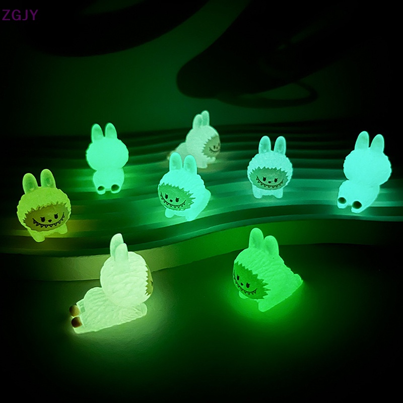 Bộ 2 Tượng Nhựa Phát Quang Hình Hoạt Hình Trang Trí Xe Hơi Mới