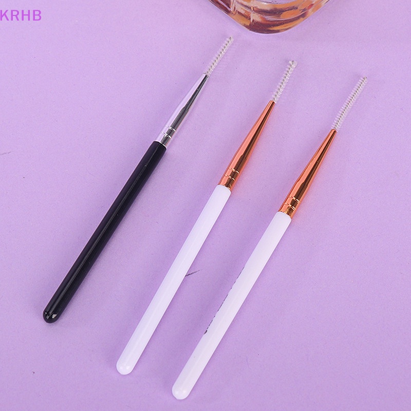 1 Cọ Mascara Trang Điểm Lông Mi / Lông Mày Tay Cầm Bằng Gỗ Mới