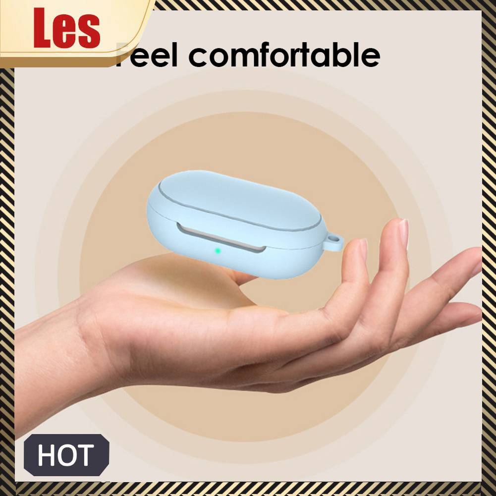Vỏ Bảo Vệ Hộp Sạc Tai Nghe Samsung Galaxy Buds Plus Bằng Silicone Kèm Móc Khóa Tiện