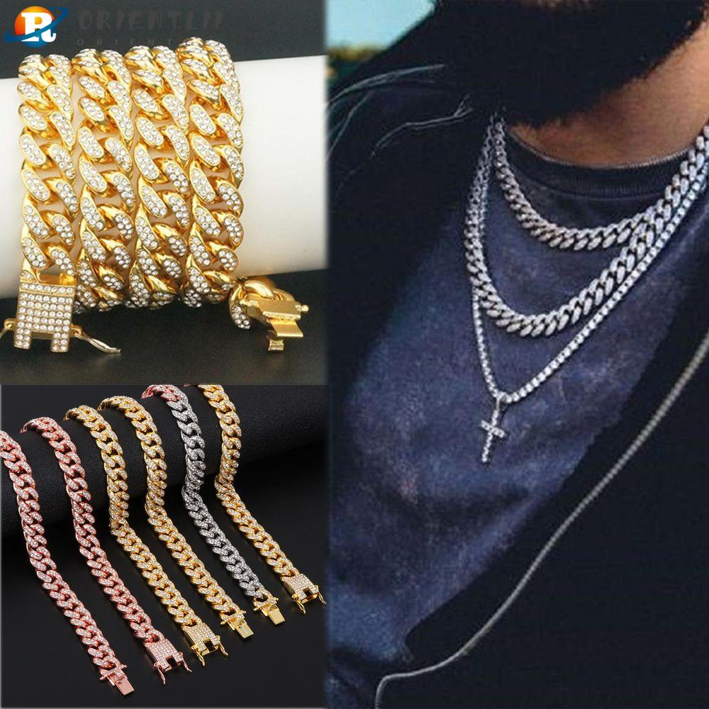 ORIENTLII Vòng Cổ Orentlii Phong Cách Hip Hop Sang Trọng