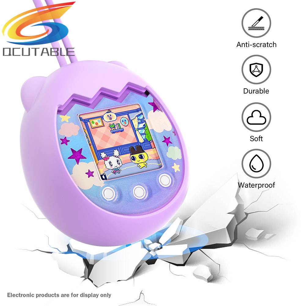 Vỏ Bọc Máy Nuôi Thú Cưng Tamagotchi Pix Bằng Silicon Họa Tiết Hoạt Hình Chống Thấm Nước