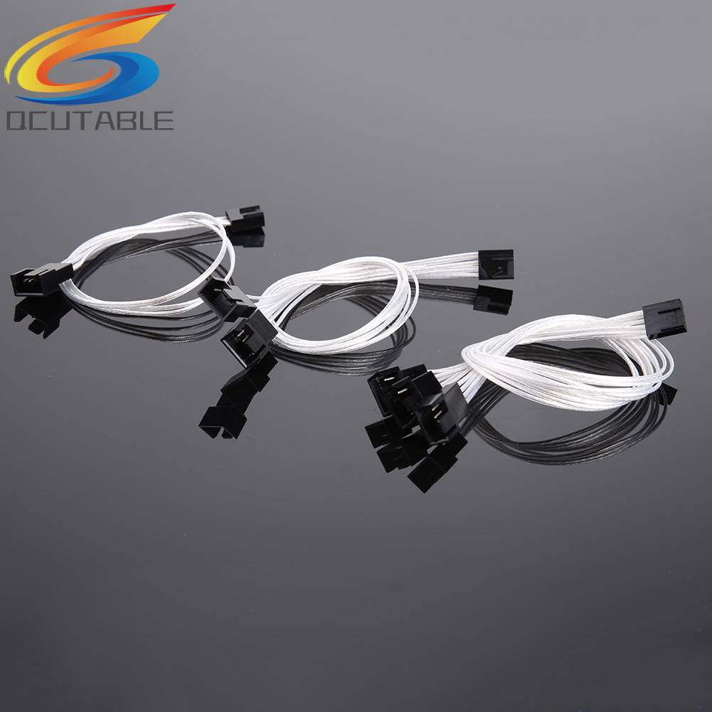 Dây Cáp Tách Quạt Tản Nhiệt CPU 3 Chiều 30cm 4Pin PWM 1 Sang 1 2