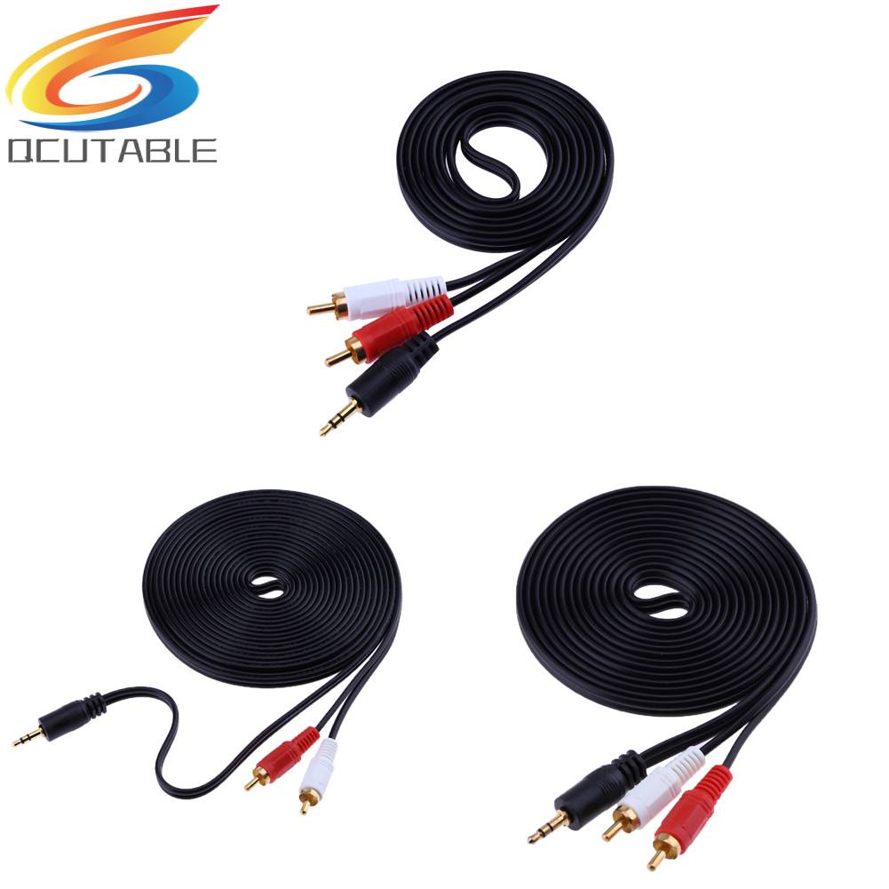 Dây Cáp Âm Thanh / Video 3.5mm 2RCA AV / DVD