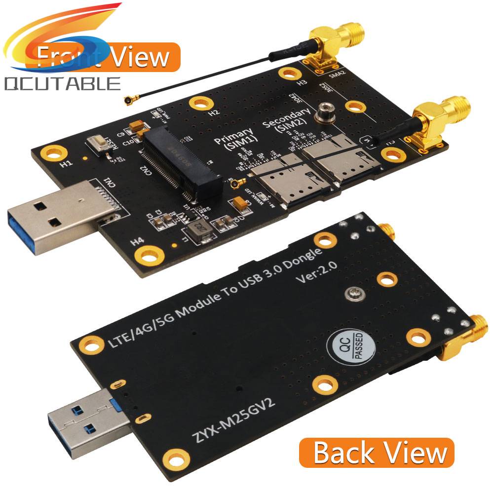 Bộ Chuyển Đổi NGFF M2 Key B Sang USB 3.0 + 2 Ăng Ten