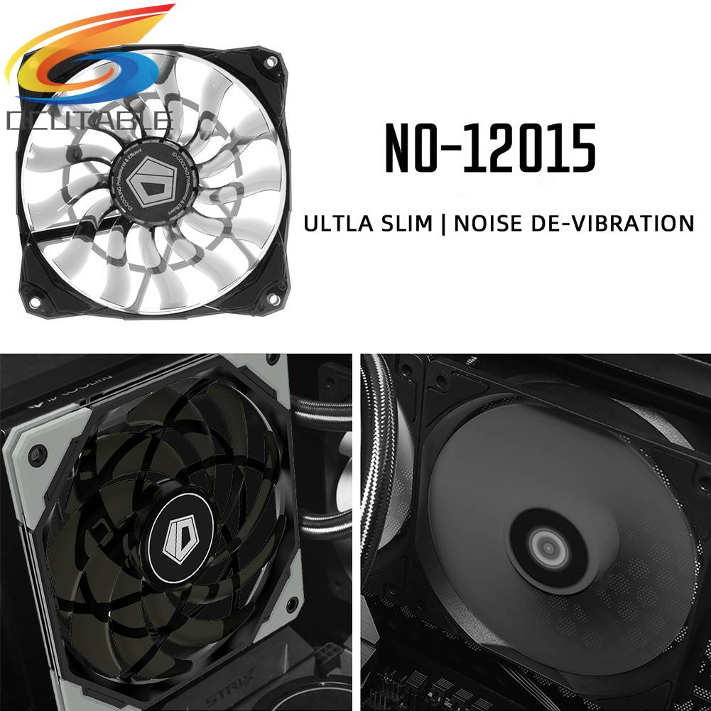 Quạt Tản Nhiệt Làm Mát 12cm Cho PC Case Chassis CPU 4 Pin Yên Tĩnh