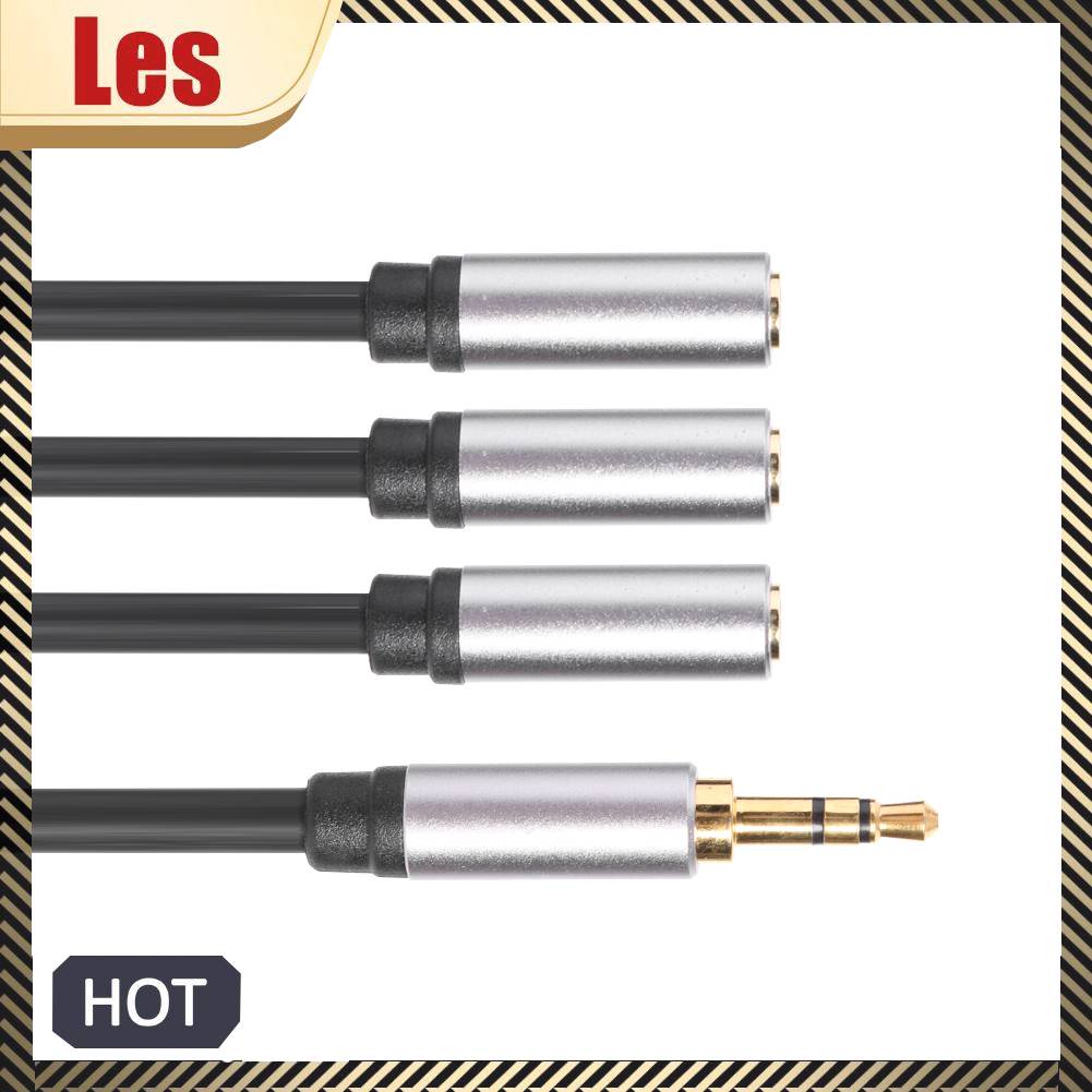 Cáp Chia Âm Thanh 3.5mm 3.5mm TRS Sang 3x 1 / 8 Jack CắM 1ft
