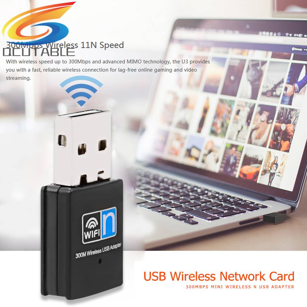 Usb 2.0 Thu Phát WiFi 10x 300Mbps Thẻ