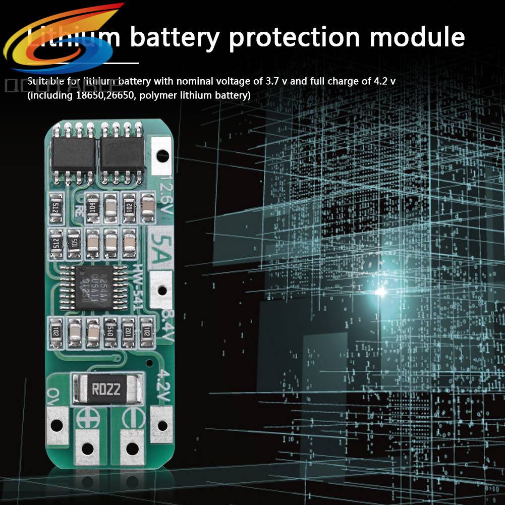 Bảng MạCh SạC Pin Lithium HW-541 3S 5A 18650 PCB PCM