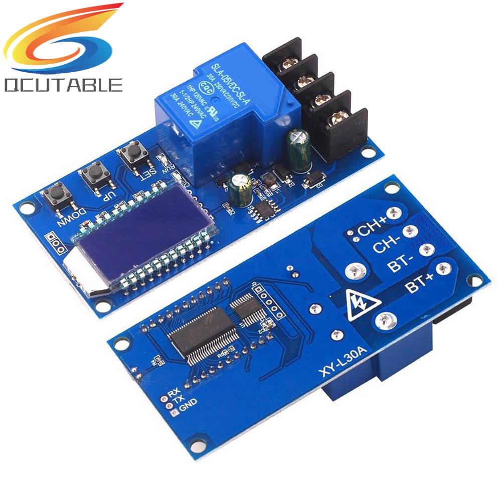 Mô Đun Sạc Pin Lithium XY-L30A 30A 6-60V Kèm Màn Hình LCD