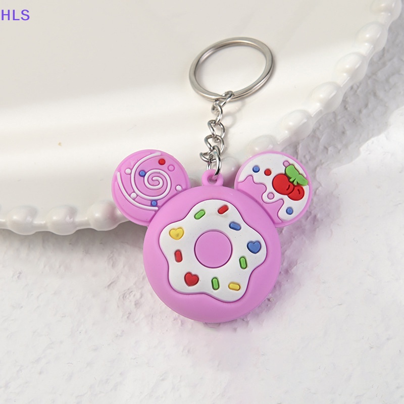 Móc Khóa Hình Bánh Donut Độc Đáo Trang Trí Giáng Sinh Năm Mới