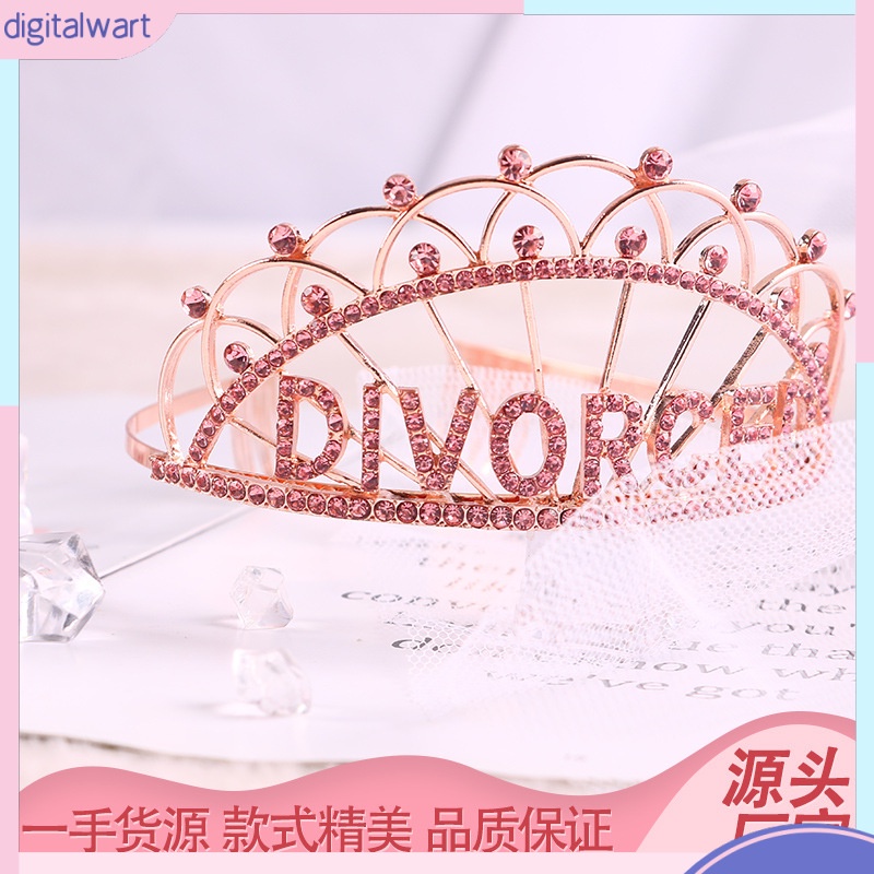 Băng Đô Hình Vương Miện Đính Đá Sang Trọng Cho Nữ