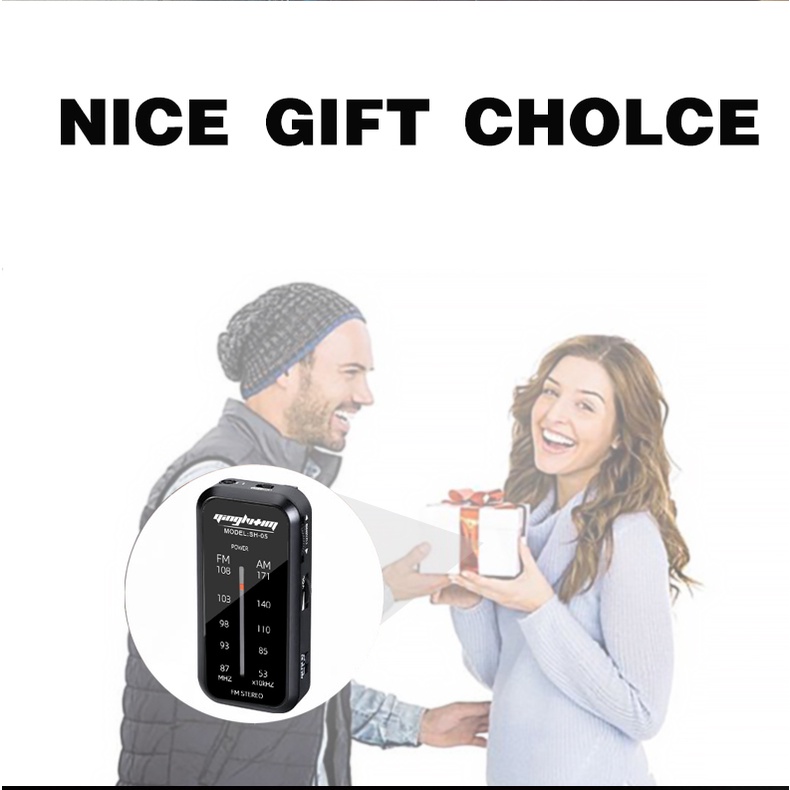 Đài Radio Mini AM FM Bỏ Túi Sử Dụng Pin AAA