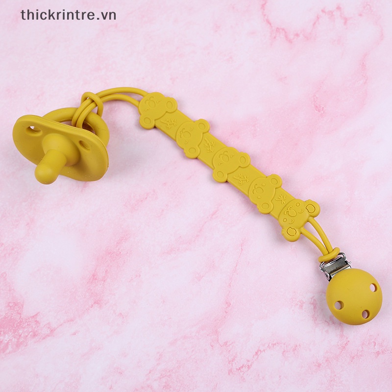 Kẹp Giữ Núm Vú Giả Chống Rơi Bằng Silicon Cấp Thực Phẩm Cho Bé