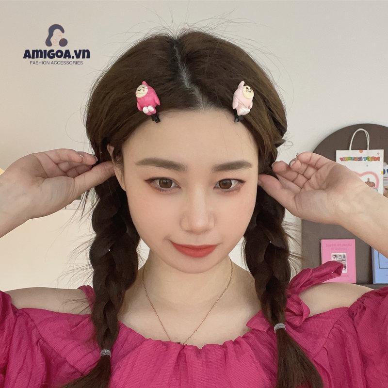 ✨✨Kẹp Tóc Mini Hình Quả Trứng Hoạt Hình Dễ Thương Cho Bé Gái
