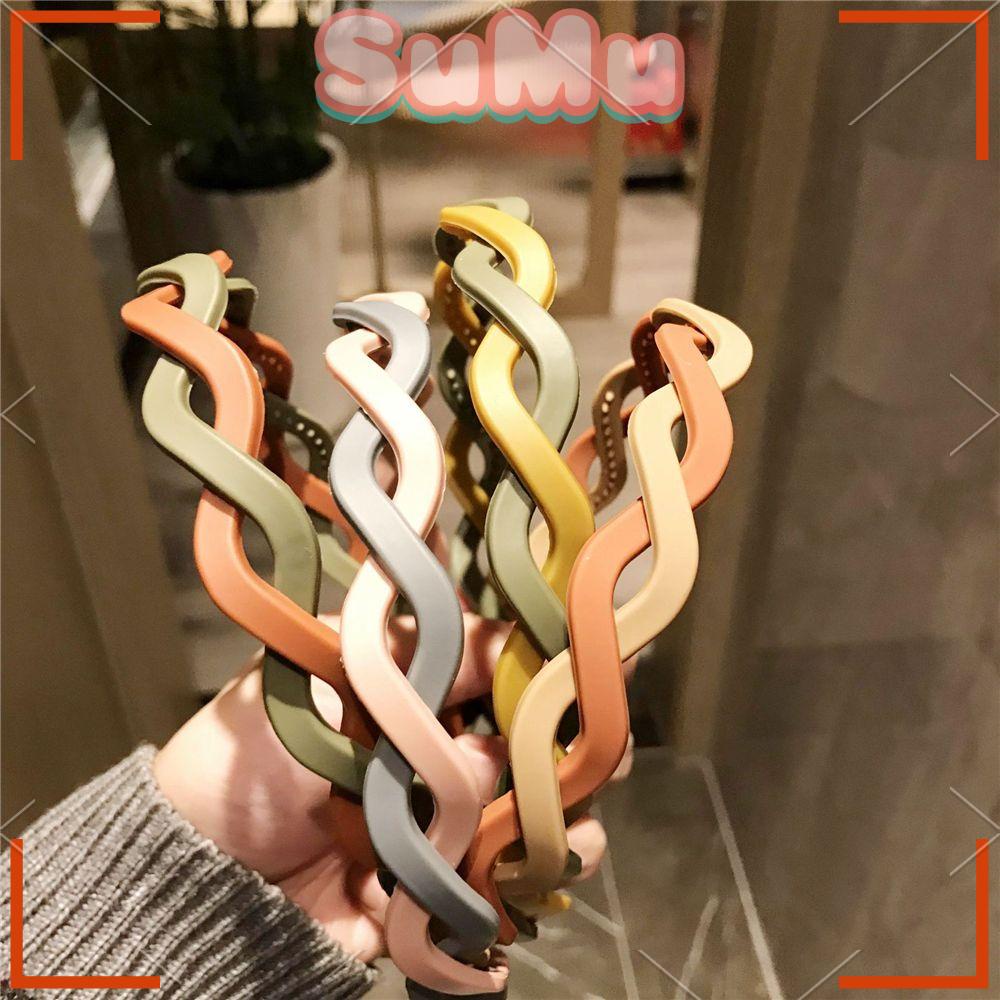 SUMU Băng Đô Cài Tóc Phong Cách Cổ Điển Thời Trang Cho Nữ Mờ / Matte