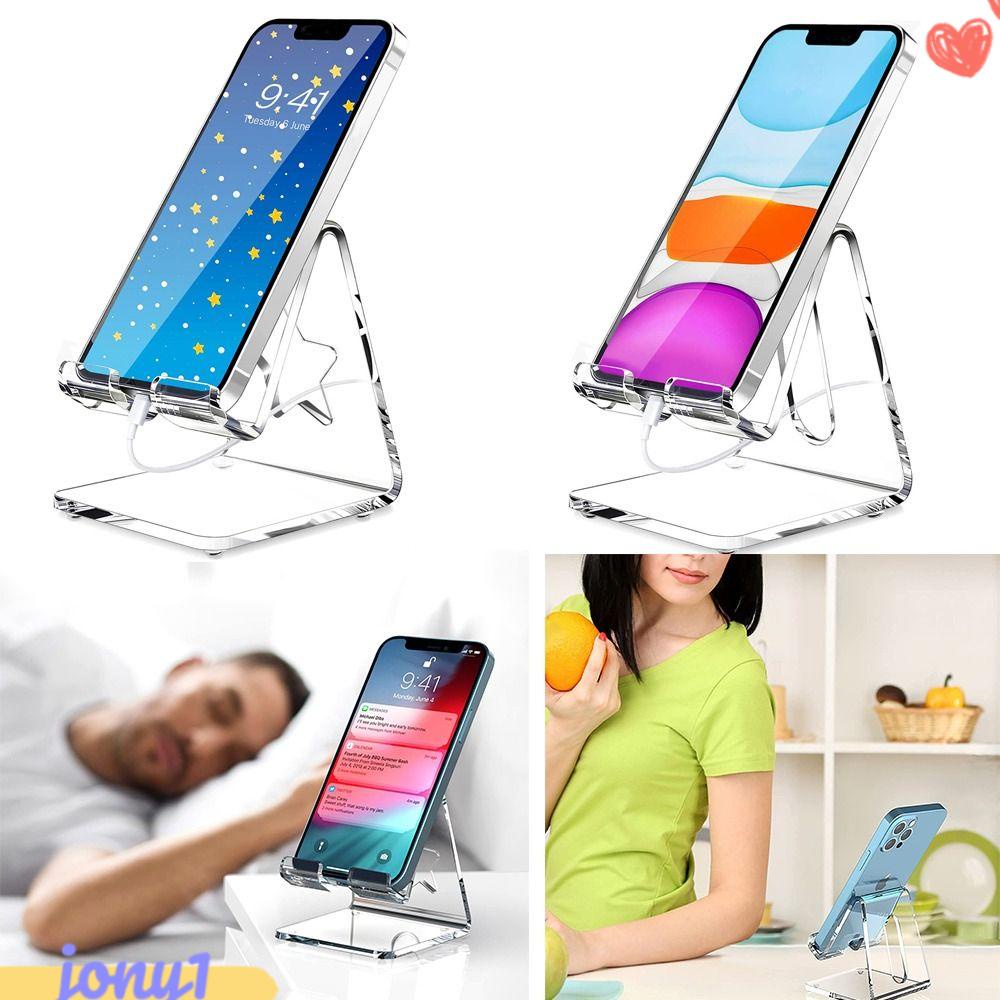 Giá Đỡ Điện Thoại Bằng Acrylic Chống Trượt Tiện Dụng