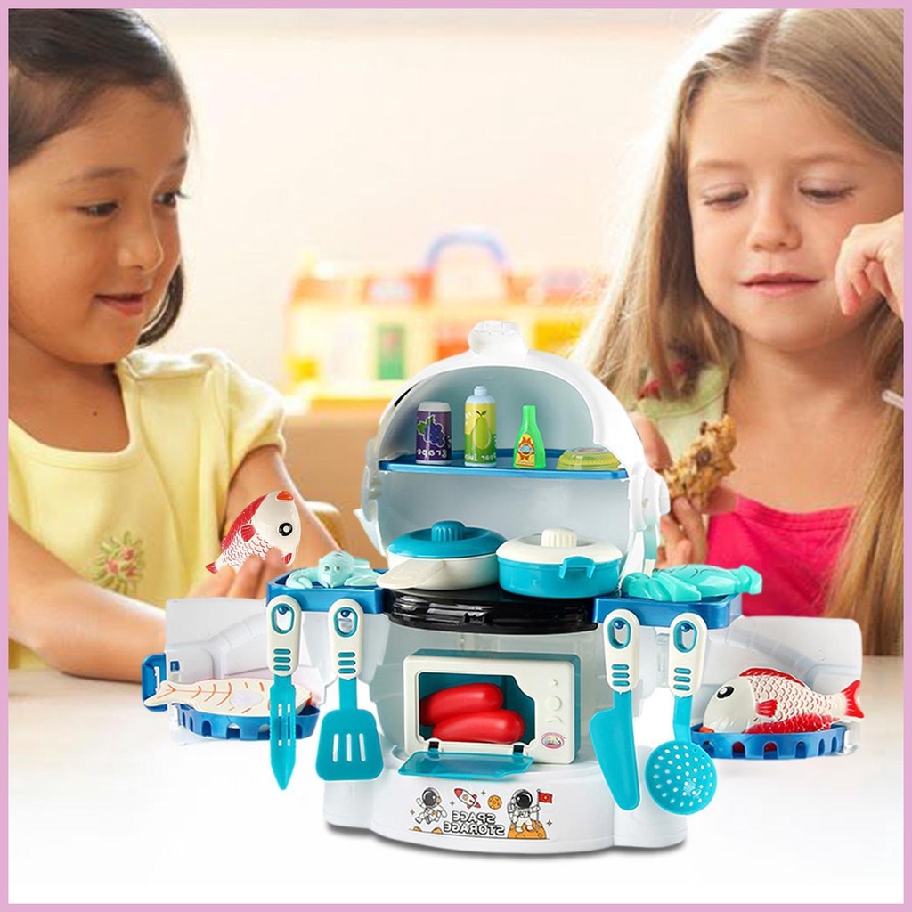 Bộ Đồ Chơi Nấu Ăn Nhà Bếp Vui Nhộn Cho Bé