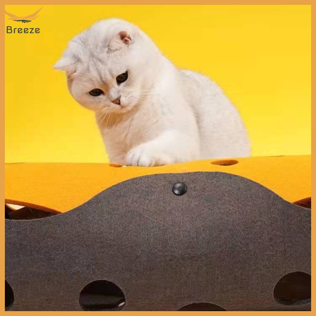 Đường Hầm Đồ Chơi Bằng Vải Nỉ Có Thể Tháo Rời Tương Tác Với Mèo Cưng Trong Nhà Diy