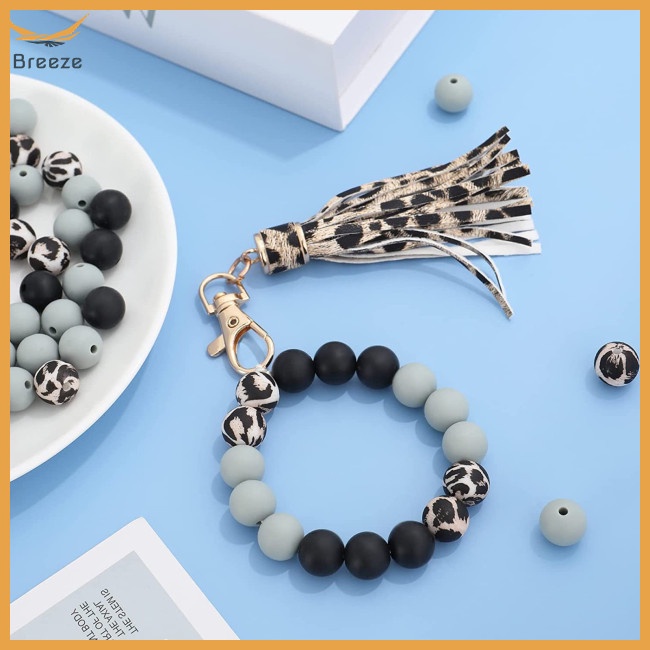 Set 96 Hạt Silicone Tròn 12mm Dùng Làm Trang Sức Thủ Công Diy