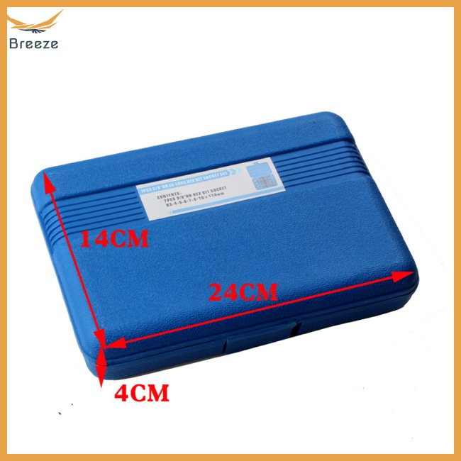 Set 7 Đầu Nối Torx Bit 3 / 8 Inch H3 H4 H5 H6 H7 H8 H10 Chuyên Dụng Sửa Chữa Xe Hơi / Nhà Cửa