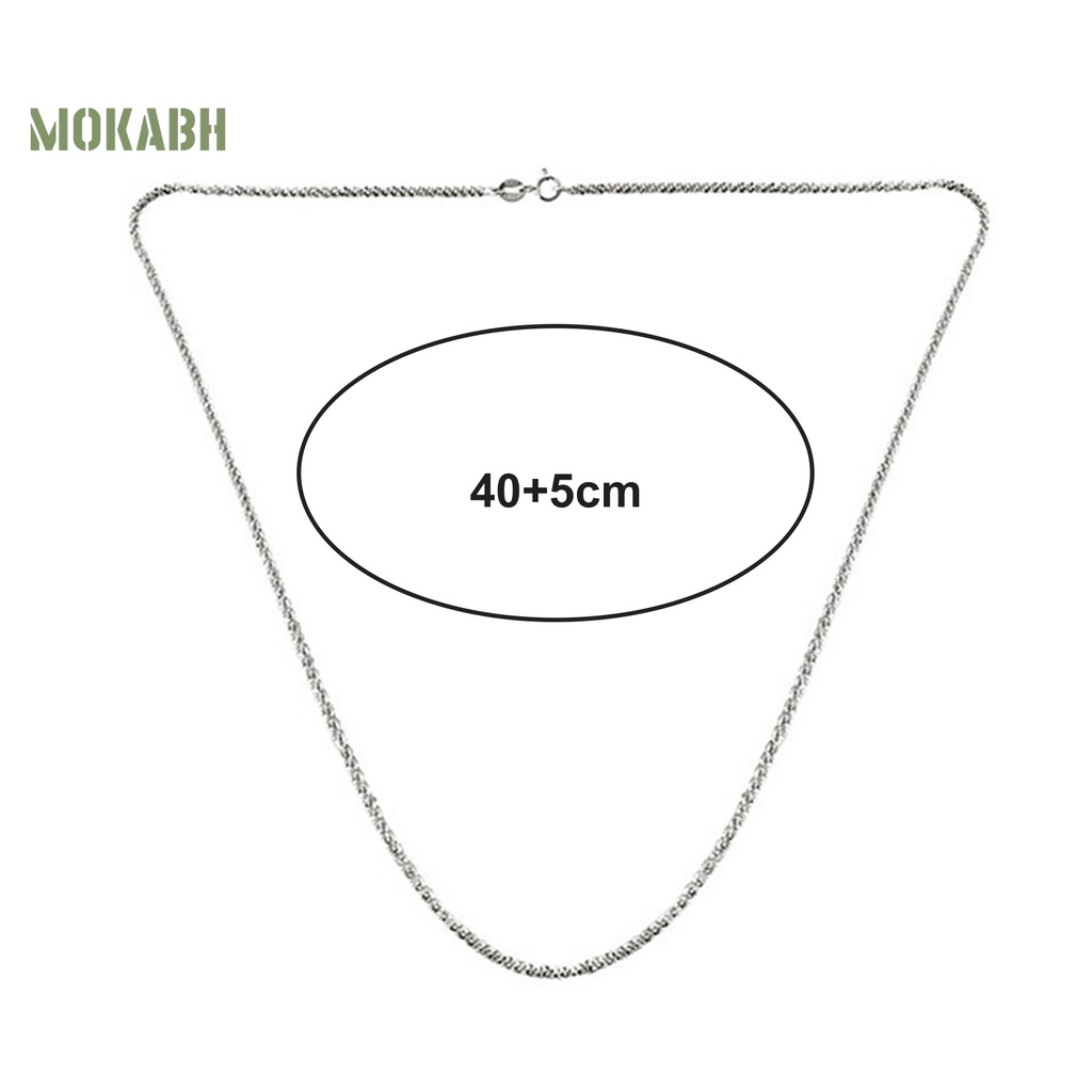 [Mok Abh] Vòng Cổ Choker Sáng Bóng Cá Tính Không Bóng Tối Giản Trang Trí Công Việc Tốt Lấp Lánh Phụ Kiện Trang Sức