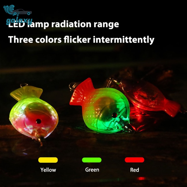 Galaxy Đèn Led Câu Cá Phát Sáng Nhiều Màu Tích Hợp Pin Gọn Nhẹ Chống Thấm Nước Độ Sáng Cao