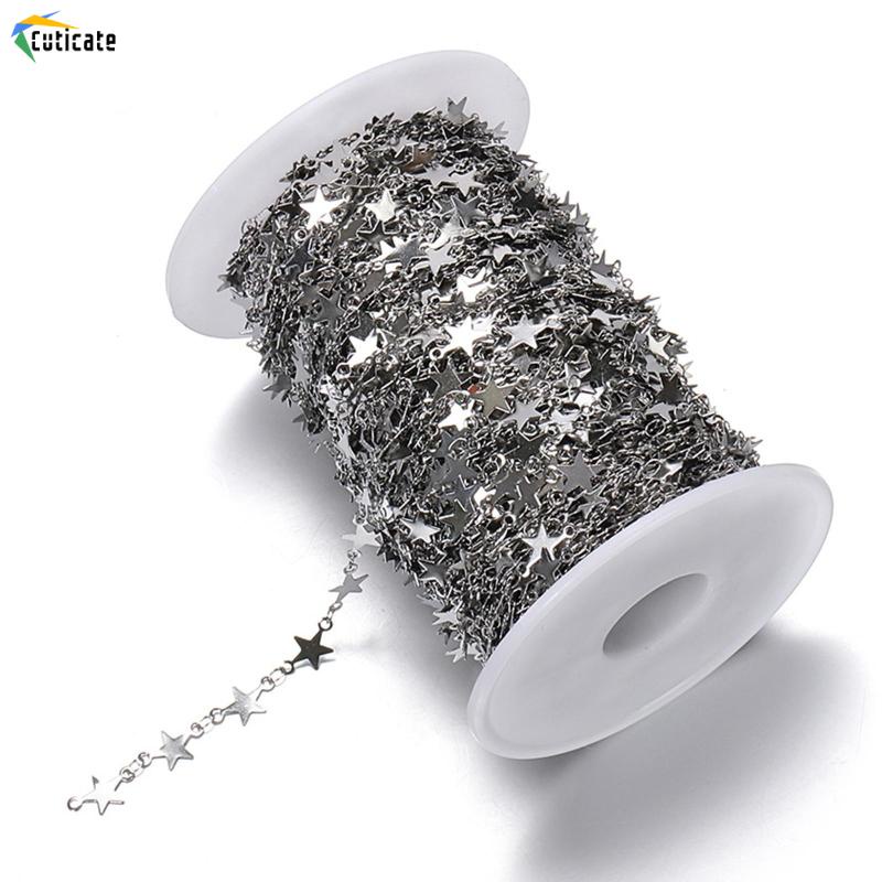 Dây Xích Szlinyou1 Bằng Thép Không Gỉ Dùng Làm Trang Sức Thủ Công DIY